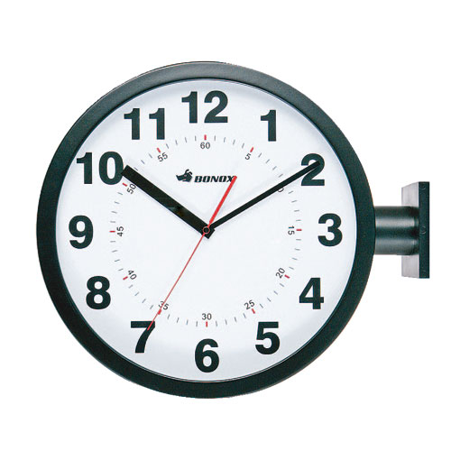 D.FACE WALL CLOCK BLACK ダブルフェイス ウォールクロック[S82429BK]｜Tools　店