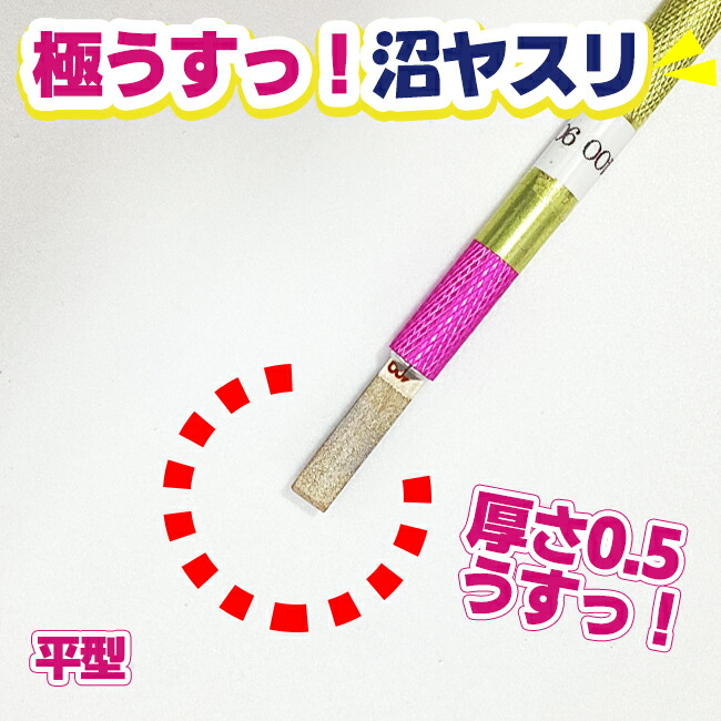 アイガーツール 極ぼそっ！沼ヤスリ 線径0.5Φ ペン付き<br>番手＃400