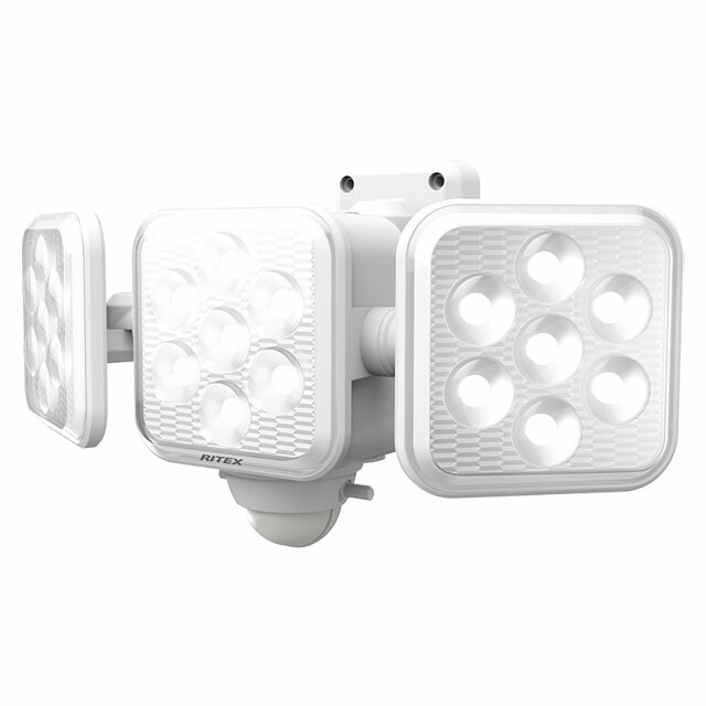 ライテックス 5W×3灯 無償性手式LED 蓄電池 感知器ともし火 LED-320 ムサシ 花・ガーデン・DIY-ライト・イルミネーション