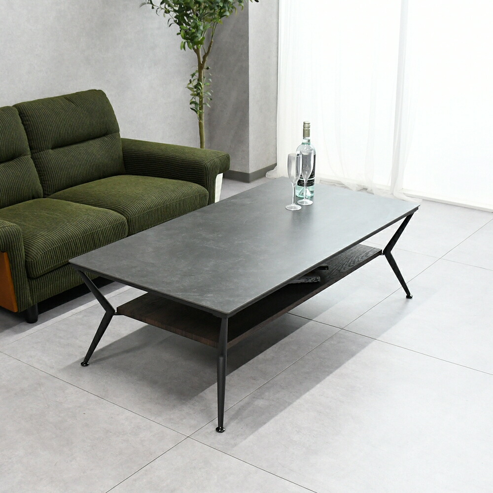 楽天市場】セラミック ローテーブル 収納付き 幅100cm 100×50