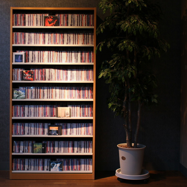 書棚 コレクター仕様 家電ボード 大容量 ブックラック 収納家具のイー ユニットcdラック シェルフ レンジ台 デザイン 収納 大量 箪笥 プロ デザイン 大量 日本製 ラック おしゃれ 業務用 前後収納で同じ幅で2倍収納タンデムｃｄラック Cd Dvd収納 おしゃれ 木製