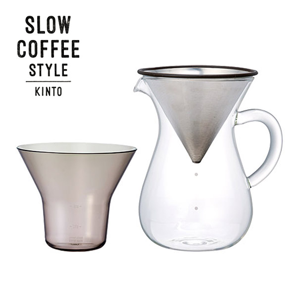 SLOW COFFEE STYLE コーヒーカラフェセット ステンレス 600ml 生活雑貨 おしゃれ オシャレ雑貨 クリスマスギフト クリスマス プレゼント ギフト キッチン雑貨 キッチングッズ コーヒー用品 珈琲 テーブルウェア 一人暮らし【北海道・沖縄・離島配送不可】