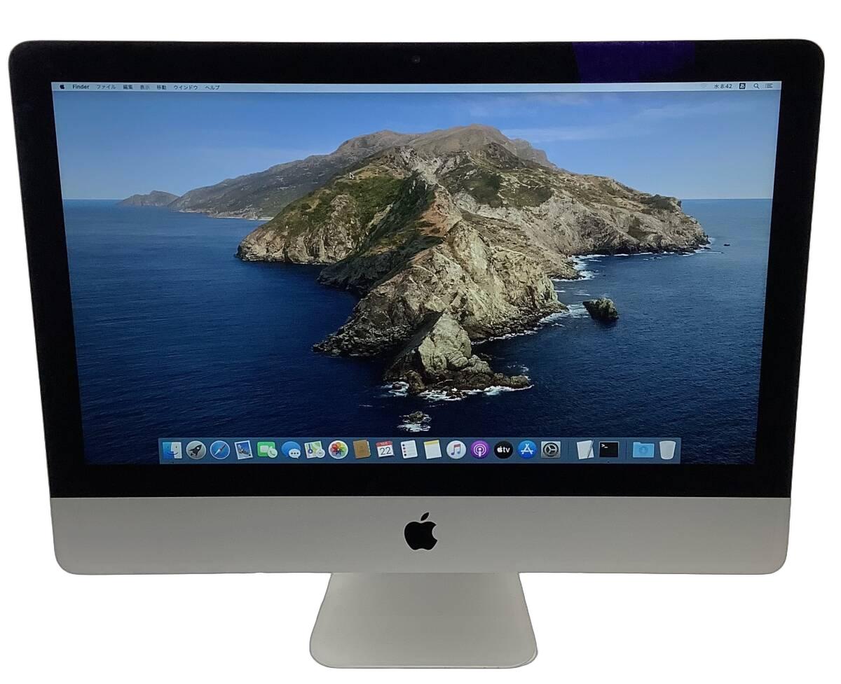 R251-アップル Apple iMac A1418 1点 MacOS Catalina (10.15.5)  21.5in(1920x1080)  中央処理装置 Core i5-4260U 1.40GHz 記憶装置 8GB 1600 MHz DDR3 SATA 500GB intel 固定ディスク Graphics 5000 1536 MB グラフィクス 無線電話ローカルエリアネットワーク 積み上げる★貨物輸送無料【中古動くこと品】