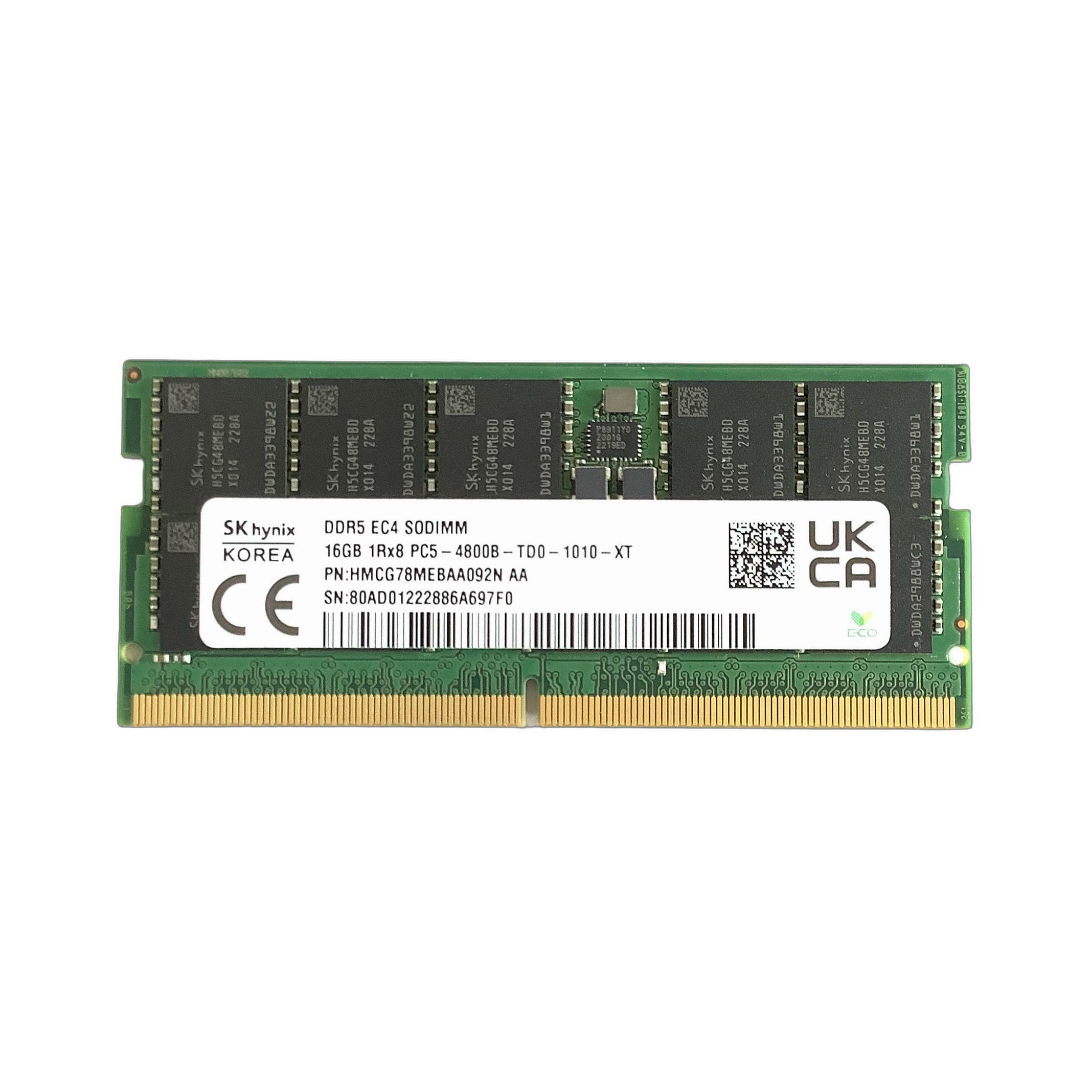 R302-16GB 1RX8 パソコン5-4800B 記憶装置 1点 SAMSUNGサムセン/SKhynix 第五時人 DDR5 EC4 SODIMM 万覚え帳マイコン用記憶装置 増設記憶装置 ミニ事務机とっ始めパソコン用記憶装置 ※貨物輸送無料※ 【中古動くこと品】
