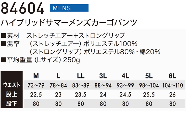楽天市場 ポイント3倍 Ts Design カーゴパンツ 無重力シリーズ ハイブリッド サマー メンズ ズボン 春夏 撥水 防汚 作業着 作業服 藤和 クロスワーカー 楽天市場店