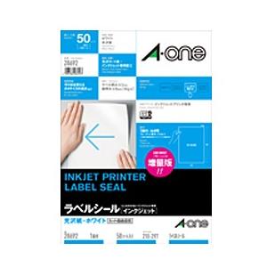 おまとめ Amazon.co.jp: エーワン ラベルシール インクジェット 6面 20