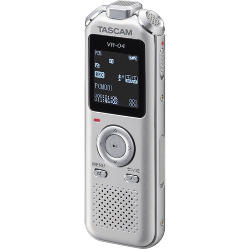 TEAC VR-04-S FMラジオ受信機積み上げる集積回路リコーダー しろがね色