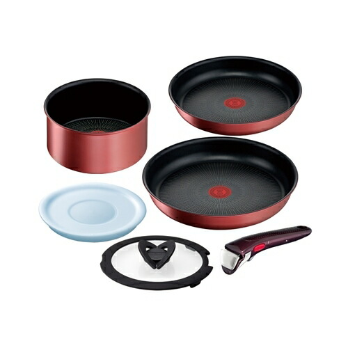 【継続期間押さえる大特価】ティファール(T-FAL) L38391 インジニオ・ネオ IHルージュ・アンリミテッド 仕掛ける6【IH相応う】
