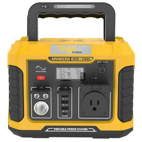 コンピューケース・ジャパン AD350Y 携帯型ワット数 Togopower 346wh 黄色