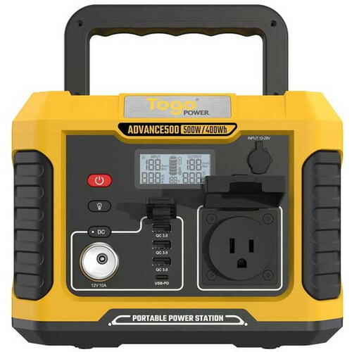 コンピューケース・ジャパン AD500Y 携帯型ワット数 Togopower 400wh 黄色