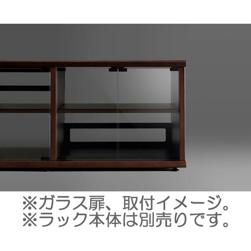 朝日木材加工 OPTGL4060 SCシリーズ用ガラス扉 2枚セット｜イーウェルネス店