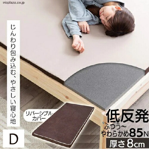 【継続期間押さえる大特価】[ダブル印字機 厚8]アイリスオーヤマ(IRIS) MATK8-D 低手向かいマットレス