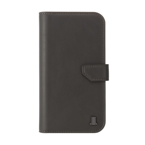 LANVIN COLLECTION LCDLGRYFLIP2461 Folio Case Double Lined with MagSafe for iPhone16 Gray|イーウェルネス店