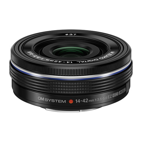 OMデジタルソリューションズ ED 14-42mm F3.5-5.6 EZ BLK 交換レンズ OM SYSTEM ブラック