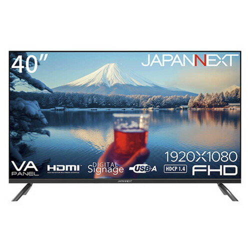 JAPANNEXT JN-V40TFHD-U 40型フルHDワイド液晶モニター VAパネル採用 60Hz ブラック
