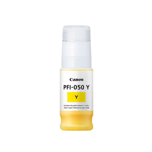 キヤノン PFI-050Y キヤノン 大判プリンター用インクカートリッジPFI-050Y TC-20M、TC-20対応 70ml イエロー