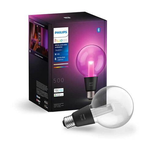 フィリップスPhilips Hue ライトガイド E26 G95 ボール電球形 40W相当 1個 全方向タイプ PHLG-G95|イーウェルネス店