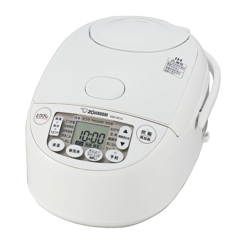象印マホービン NW-VK10-WA IH炊飯ジャー 極め炊き 黒まる厚釜採用 5.5合炊き ホワイト 16,765円