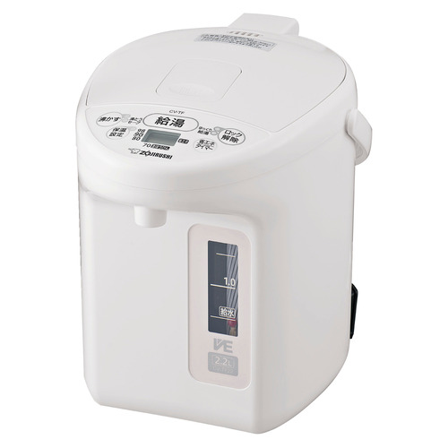 象印マホービン CV-TF22-WA VE電気まほうびん 優湯生 蒸気セーブ機能搭載 2.2L ホワイト|イーウェルネス店