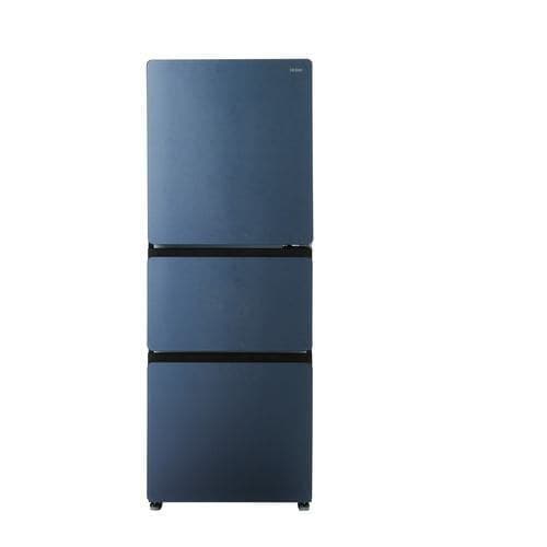 Haier 冷蔵庫 325L 右開き 3ドア 鮮度キープ冷凍 大容量野菜室 フレッシュルーム JR-CVM33A-H グレー系