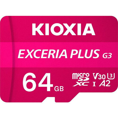 KIOXIA KMUH-C064G microSDカード 64GB UHS-I U3 V30 C10 A2｜イーウェルネス店