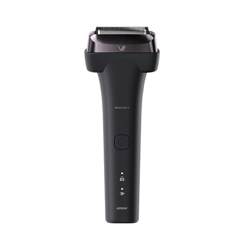 IZUMII IZF-V855W-K 往復式シェーバー 5枚刃 本体丸洗い 充電式 ブラック