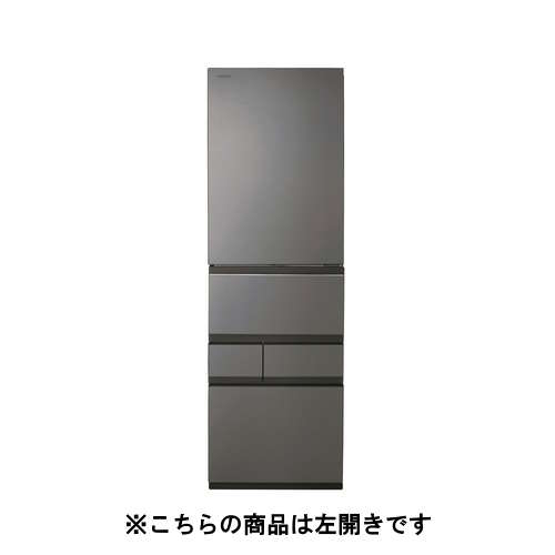 【無料長期保証】東芝 冷蔵庫 501L 左開き 5ドア 幅60cm スリムで大容量 3段冷凍室 広々冷蔵室 GR-A500GTL(TH) グレー系｜イーウェルネス店