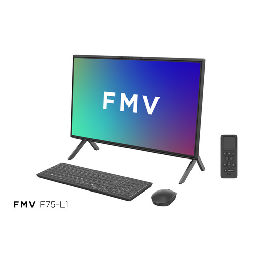 富士通 デスクトップPC FMV Desktop F FMVF75L1BA[23.8型 | フルHD | Ryzen 7 | 16GB | 512GB | Windows 11 | Office OP付 | ブラック]