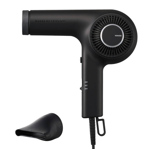 テスコム NIB400B-K ヘアドライヤー 日本製 マイナスイオン トライバランスイオン うるおい・ツヤ ブラック
