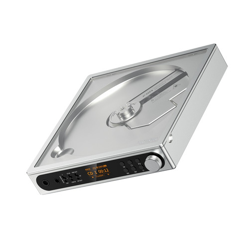 FIIO FIO-DM15R-S ポータブルCDプレーヤー フルバランス24bit R2R DAC回路搭載 Bluetooth対応 シルバー