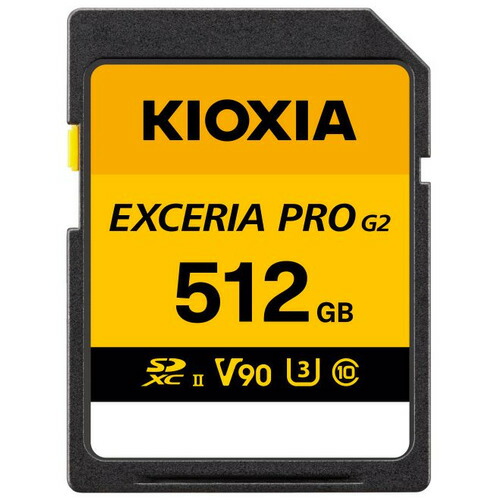 KIOXIA KSDXU-B512G SDXC歌留多 512GB Class10 UHS-II UHS機敏さ位置付けU3 録画媒体機敏さ位置付けV90