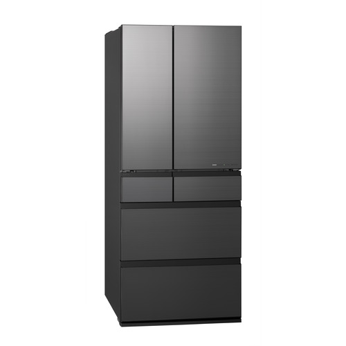 【無料長期保証】パナソニック 冷蔵庫 650L 観音開き 6ドア 幅75cm 霜つき抑制冷凍 Wシャキシャキ野菜室 全室ナノイーX NR-F65WX3-H グレー系
