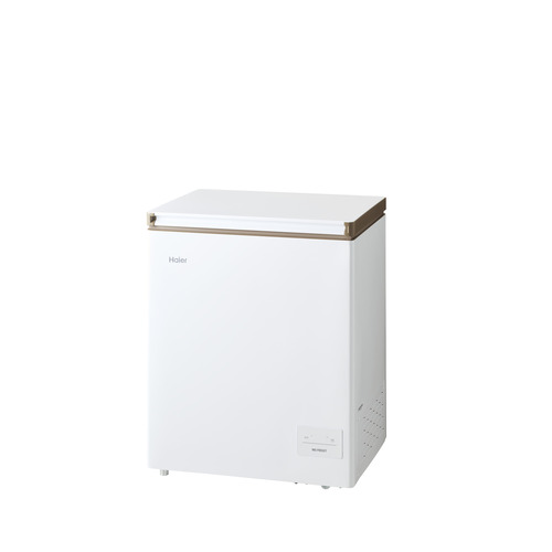 Haier 冷凍庫 132L 上開き 1ドア 幅69.2cm ファン式採用 霜取り不要 前面タッチ式操作パネル 急冷凍設定搭載 JF-CF13A-W ホワイト系|イーウェルネス店