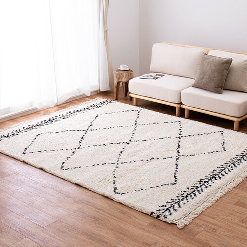 萩原 ウィルトンラグ BOHO 約133&times;190cm｜イーウェルネス店