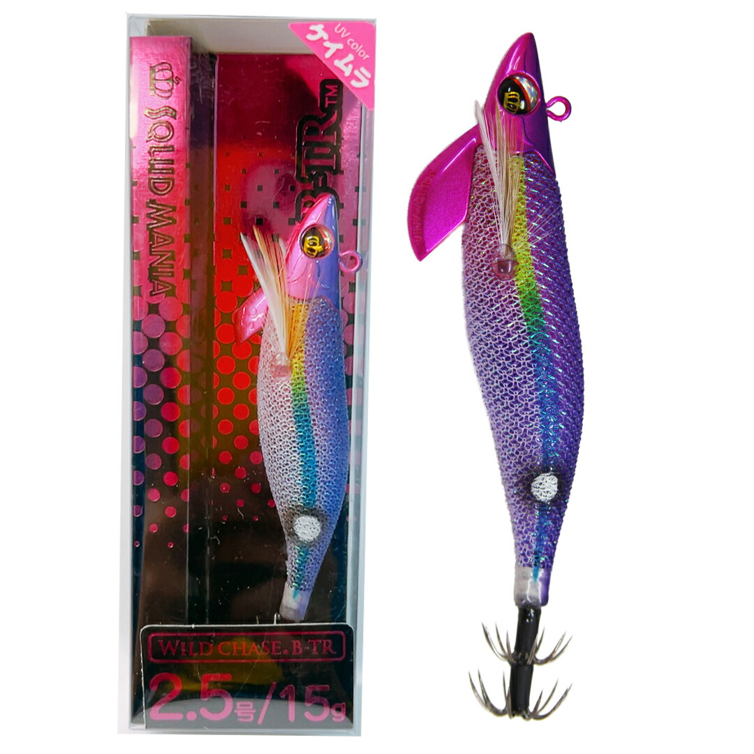 SQUIDMANIA ワイルドチェイス B-TR 3.5号 30g 4個セット スクイッドマニア ワイルドチェイス B-TR 3.5号 30g / SQUID
