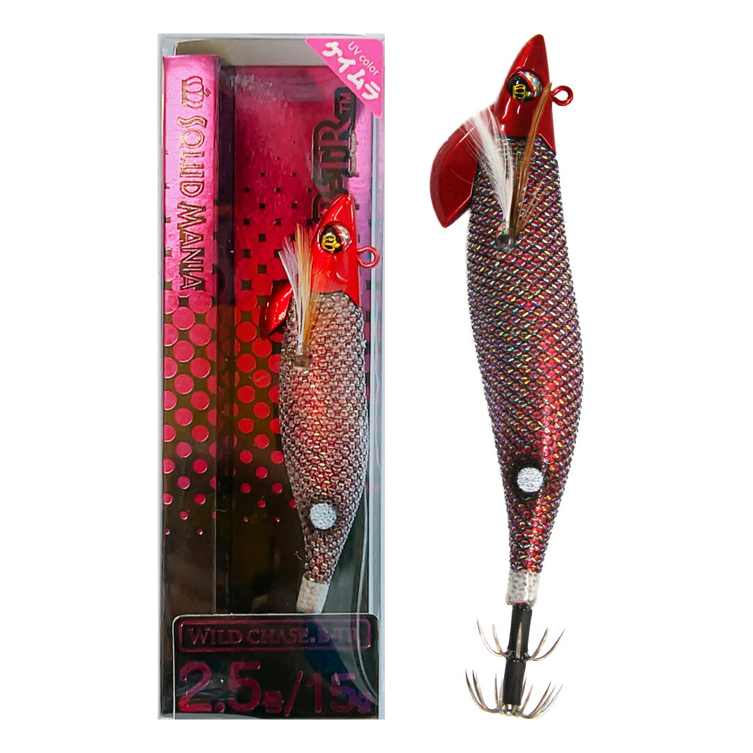 楽天市場】【スクイッドマニア】ワイルドチェイスB-TR 3.5号 ＃煌