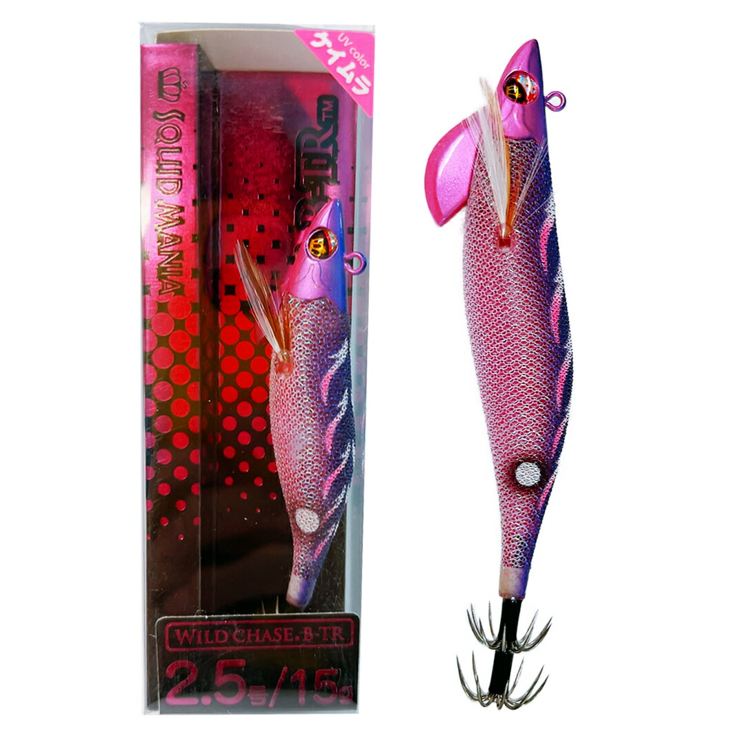 SQUIDMANIA ワイルドチェイス B-TR 3.5号 30g 4個セット スクイッドマニア ワイルドチェイス B-TR 3.5号 30g / SQUID