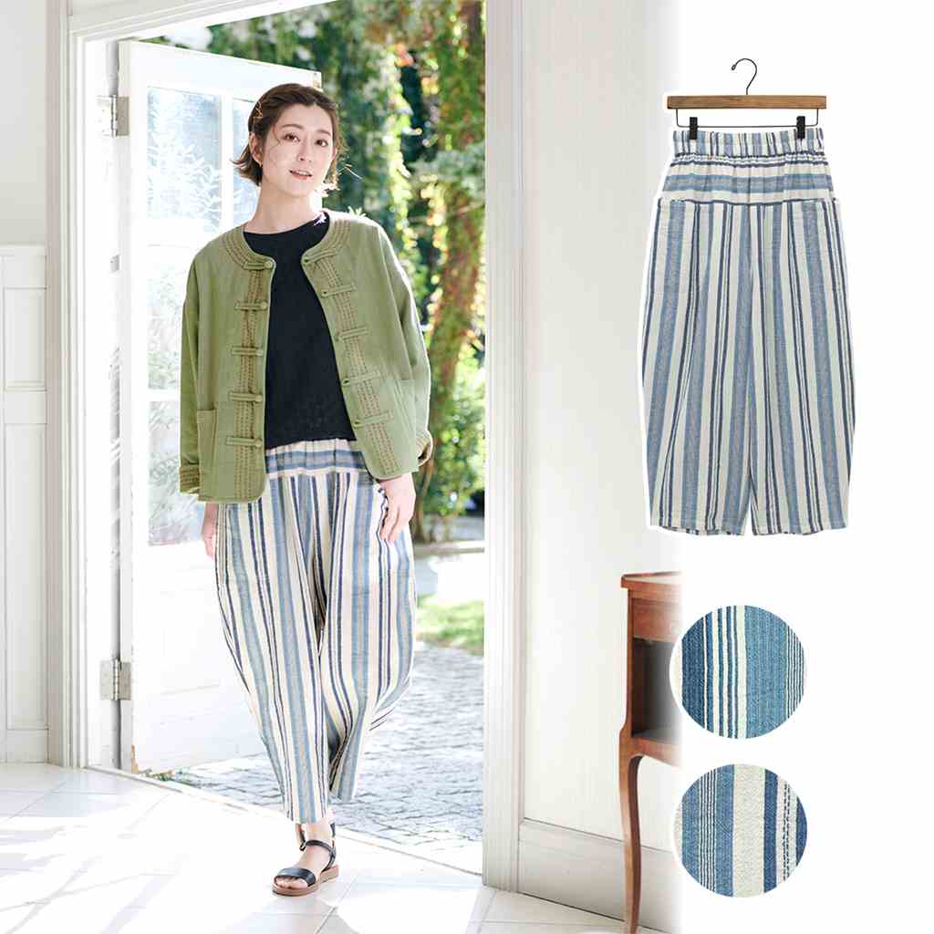 TMC 【Shanti Shanti】バルーンパンツ ストライプ　10726-440-181/182　レディースパンツ[春夏]2026SS　【ポイント5倍】【7月末まで】｜ウエストコースト アウトドアShop