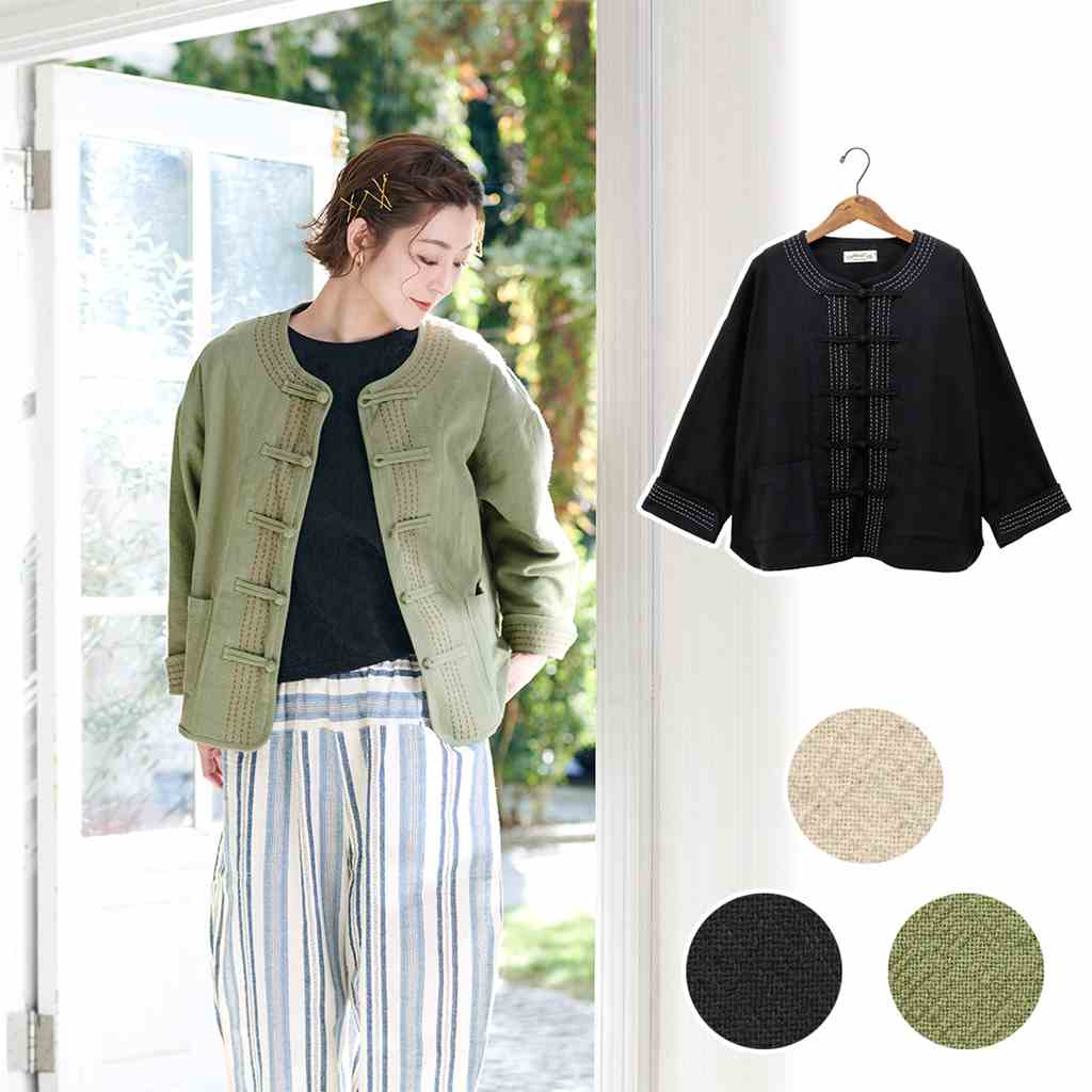 TMC 【Shanti Shanti】ジャケット チェンマイコットン　 10726-431-071/072/073　 レディースカーディガン／ベスト／シャツ[春夏]2026SS　 【ポイント5倍】【5月末まで】 7,700円