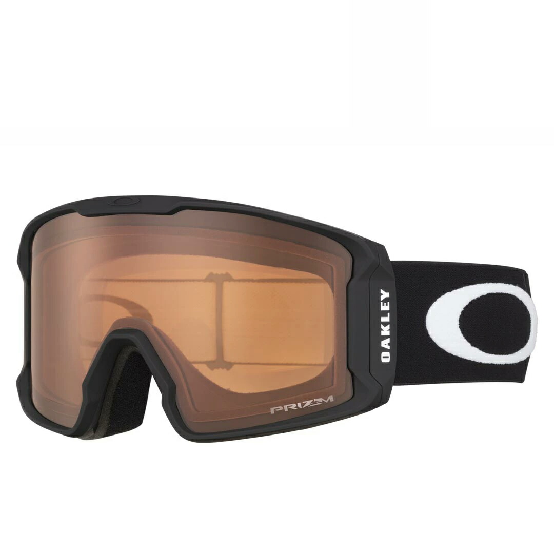 オークリーOAKLEY　 707057　 LINE MINER　MATTE BLACK　 【レンズ】PRIZM PERSIMMON Lサイズ スキー・スノーゴーグル