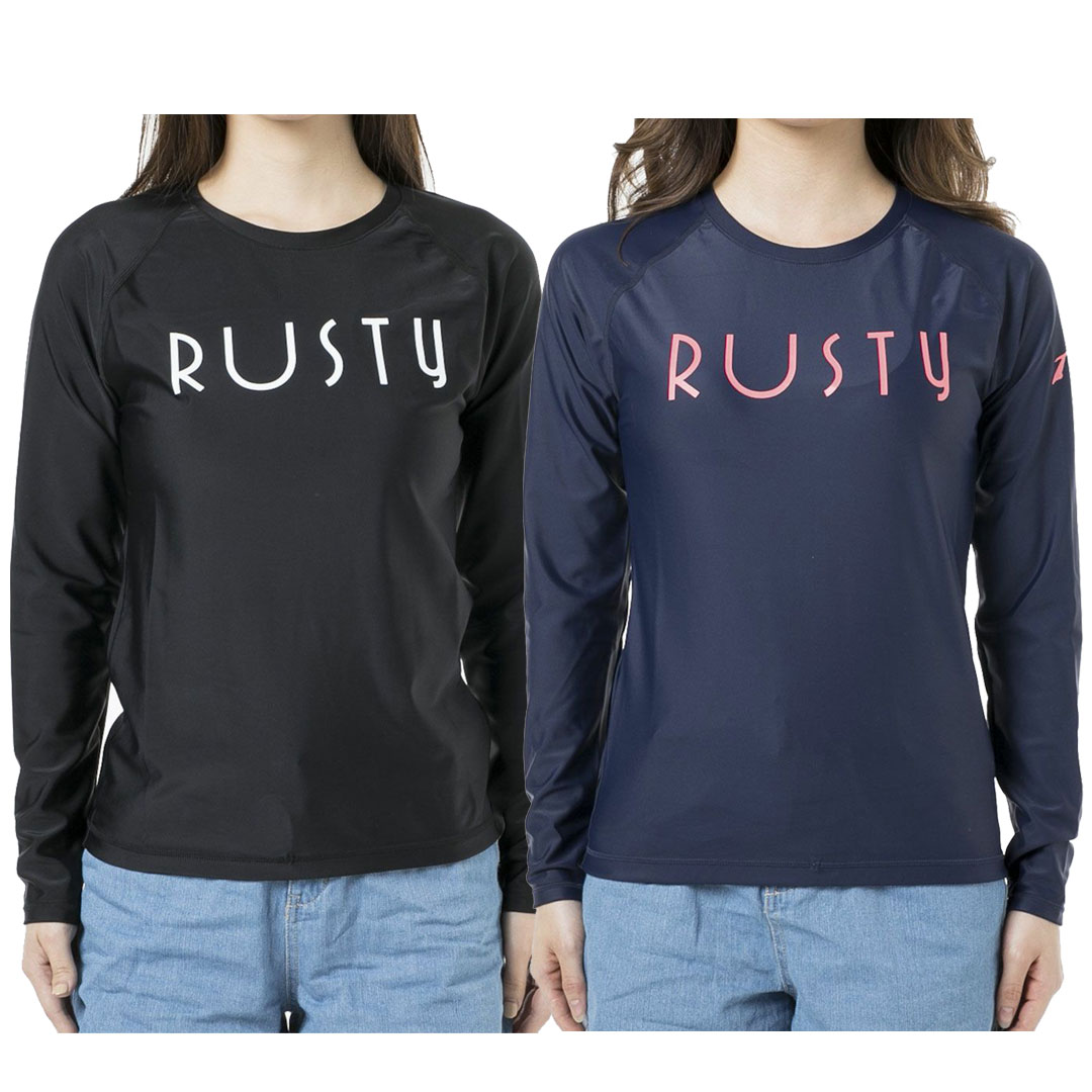 Rusty ラスティ 939 461 1点のみメール便配送可能 レディースラッシュガード 長袖 アウトレット 送料無料