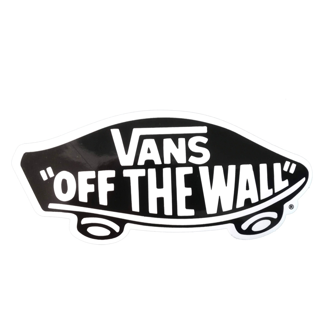 vans logo black and white