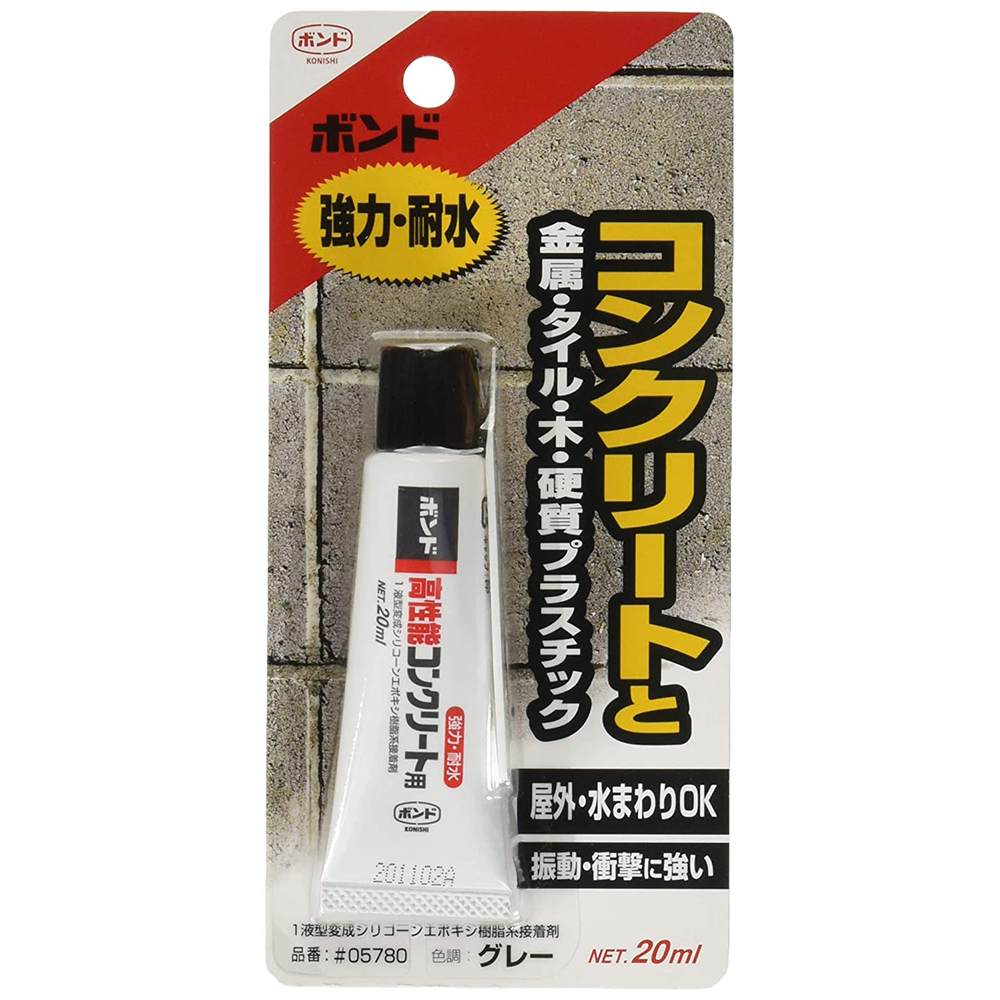 楽天市場】内装用接着剤 ボンド エフレックス グレー 333ml 1液