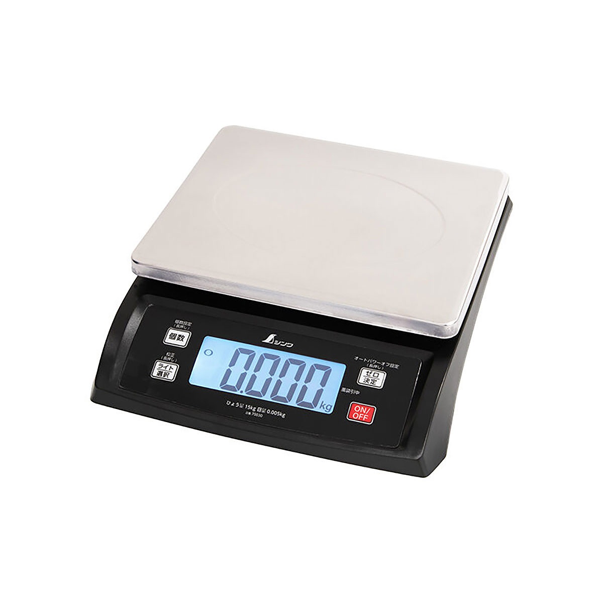 デジタルはかり 15kg SD 取引証明以外用 70030 シンワ測定 デジタル 秤 デジタルスケール 計り 計量器 電子はかり 計測