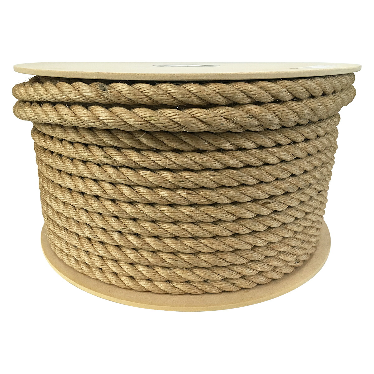 ロープ マニラロープ ドラム巻 約16mm×100m RM-16 ユタカメイク ロープ 麻紐 荷造り紐 カラーロープ 麻ひも 梱包紐 紐 園芸 天然素材
