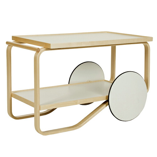 artek（アルテック）ワゴン 901 TEATROLLEY（ティートロリー） ホワイトラミネート【受注品】