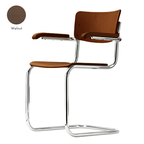 楽天市場】THONET キャンティレバーチェア no.S34 ブラウン