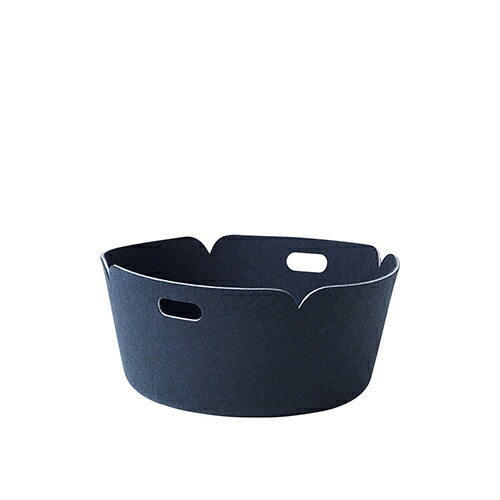 楽天市場】MUUTO（ムート）RESTORE ROUND BASKET ブラック