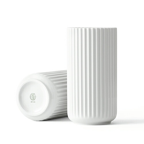 楽天市場】Lyngby Porcelain フラワーベース 20cm ホワイト Lyngby