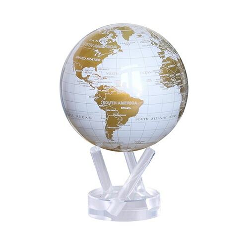 MOVA 地球儀 MOVA Globe（ムーバ・グローブ）Φ11cm ホワイトゴールド
